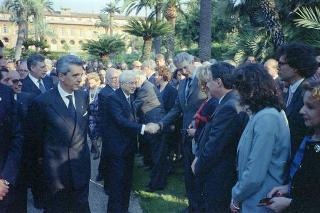 Ricevimento per il Corpo diplomatico, in occasione della Festa Nazionale della Repubblica nei Giardini del Quirinale