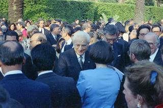Ricevimento per il Corpo diplomatico, in occasione della Festa Nazionale della Repubblica nei Giardini del Quirinale