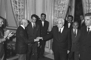 Incontro con una delegazione di partecipanti al Congresso "La chirurgia verso il Duemila", promosso dall'Associazione chirurghi ospedalieri italiani