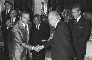 Incontro con una delegazione di partecipanti al Congresso "La chirurgia verso il Duemila", promosso dall'Associazione chirurghi ospedalieri italiani