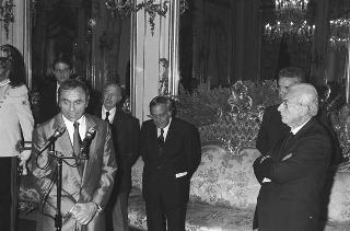 Incontro con una delegazione di partecipanti al Congresso "La chirurgia verso il Duemila", promosso dall'Associazione chirurghi ospedalieri italiani