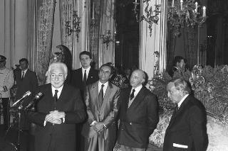 Incontro con una delegazione di partecipanti al Congresso "La chirurgia verso il Duemila", promosso dall'Associazione chirurghi ospedalieri italiani