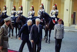 Visita di Stato del Presidente della Repubblica Federale di Germania Richard Von Weizsaecker e signora