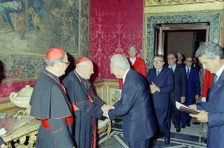 Colazione in onore delle Loro Eminenze Reverendissime i Cardinali italiani di nuova nomina