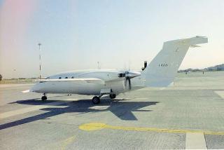 Aereoporto di Ciampino: intervento in forma privata alla presentazione del velivolo da trasporto regionale "Piaggio Avanti P 180"