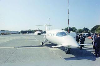 Aereoporto di Ciampino: intervento in forma privata alla presentazione del velivolo da trasporto regionale "Piaggio Avanti P 180"