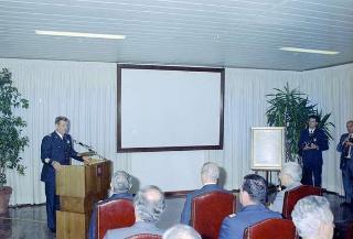 Aereoporto di Ciampino: intervento in forma privata alla presentazione del velivolo da trasporto regionale "Piaggio Avanti P 180"