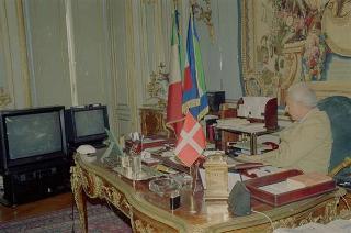 Il Presidente della Repubblica assiste in TV al dibattito sul messaggio inviato alle Camere