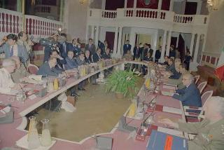 Riunione del Consiglio Supremo di Difesa a Castelporziano