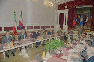 Riunione del Consiglio Supremo di Difesa a Castelporziano