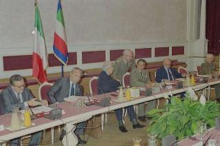 Riunione del Consiglio Supremo di Difesa a Castelporziano
