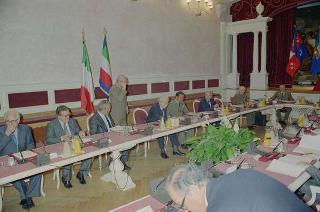 Riunione del Consiglio Supremo di Difesa a Castelporziano