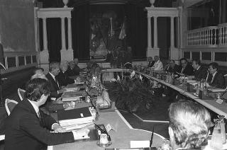 Riunione del Consiglio Supremo di Difesa a Castelporziano