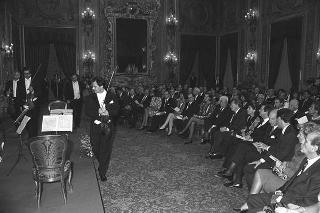 Concerto del chitarrista Narciso Yepes e del quartetto d'archi del Teatro dell'Opera di Roma, in occasione dell'inaugurazione della rassegna culturale "Espanitalia"