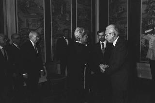 Incontro con il Presidente della Repubblica di Nicaragua signora Violeta Chamorro