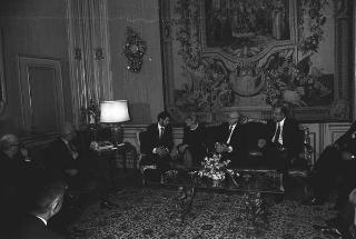 Incontro con il Presidente della Repubblica di Nicaragua signora Violeta Chamorro