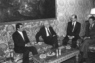 Incontro con il Presidente della Repubblica di Tunisia Zine El Abidine Ben Ali