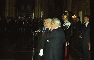 Incontro del Presidente della Repubblica Francesco Cossiga con i partecipanti al 3° Congresso mondiale "Ciao Italia"
