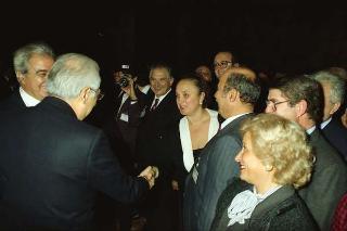 Incontro del Presidente della Repubblica Francesco Cossiga con i partecipanti al 3° Congresso mondiale "Ciao Italia"