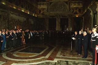 Incontro del Presidente della Repubblica Francesco Cossiga con i partecipanti al 3° Congresso mondiale "Ciao Italia"