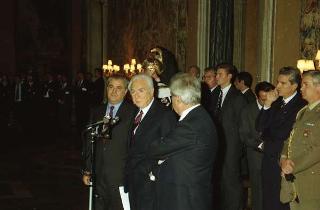 Incontro del Presidente della Repubblica Francesco Cossiga con i partecipanti al 3° Congresso mondiale "Ciao Italia"