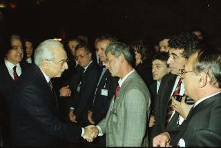 Incontro del Presidente della Repubblica Francesco Cossiga con i partecipanti al 3° Congresso mondiale "Ciao Italia"