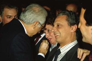 Incontro del Presidente della Repubblica Francesco Cossiga con i partecipanti al 3° Congresso mondiale "Ciao Italia"