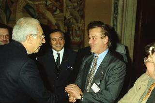Incontro del Presidente della Repubblica Francesco Cossiga con i partecipanti al 3° Congresso mondiale "Ciao Italia"