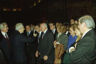 Incontro del Presidente della Repubblica Francesco Cossiga con i partecipanti al 3° Congresso mondiale "Ciao Italia"