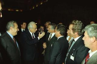 Incontro del Presidente della Repubblica Francesco Cossiga con i partecipanti al 3° Congresso mondiale "Ciao Italia"