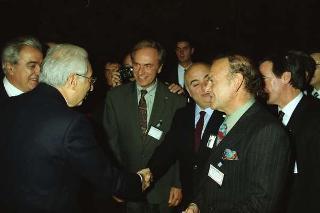 Incontro del Presidente della Repubblica Francesco Cossiga con i partecipanti al 3° Congresso mondiale "Ciao Italia"