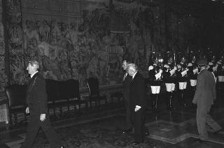 Incontro del Presidente della Repubblica Francesco Cossiga con il Presidente degli Stati Uniti George Bush