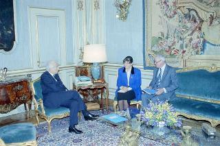 Incontro del Presidente della Repubblica Francesco Cossiga con Cyrus Vance, inviato speciale del Segretario Generale dell'ONU