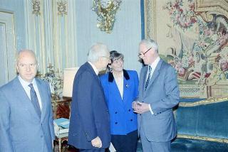 Incontro del Presidente della Repubblica Francesco Cossiga con Cyrus Vance, inviato speciale del Segretario Generale dell'ONU