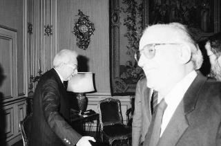 Incontro del Presidente della Repubblica Francesco Cossiga con i componenti del Comitato promotore dei referendum elettorali