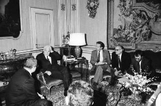 Incontro del Presidente della Repubblica Francesco Cossiga con i componenti del Comitato promotore dei referendum elettorali