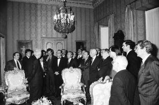 Incontro del Presidente della Repubblica Francesco Cossiga con i componenti del Comitato promotore dei referendum elettorali