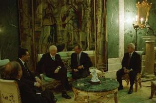 Visita ufficiale del Presidente della Repubblica Francesco Cossiga a Barcellona (Spagna)