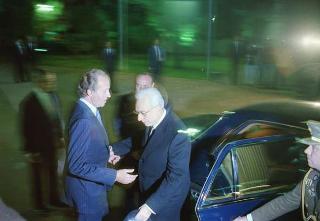 Visita ufficiale del Presidente della Repubblica Francesco Cossiga a Barcellona (Spagna)