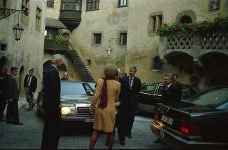 Visita ufficiale del Presidente della Repubblica Francesco Cossiga a Barcellona (Spagna)