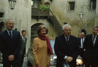 Visita ufficiale del Presidente della Repubblica Francesco Cossiga a Barcellona (Spagna)
