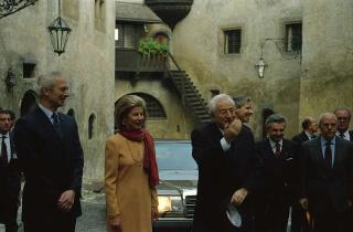 Visita ufficiale del Presidente della Repubblica Francesco Cossiga a Barcellona (Spagna)