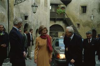 Visita ufficiale del Presidente della Repubblica Francesco Cossiga a Barcellona (Spagna)