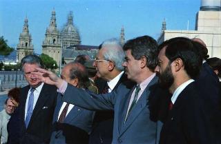 Visita ufficiale del Presidente della Repubblica Francesco Cossiga a Barcellona (Spagna)