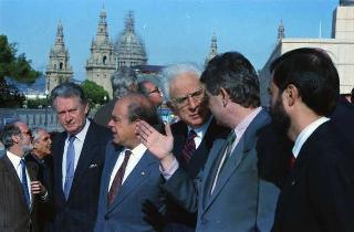 Visita ufficiale del Presidente della Repubblica Francesco Cossiga a Barcellona (Spagna)