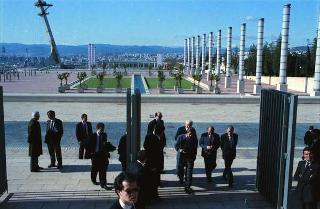 Visita ufficiale del Presidente della Repubblica Francesco Cossiga a Barcellona (Spagna)