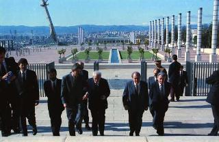 Visita ufficiale del Presidente della Repubblica Francesco Cossiga a Barcellona (Spagna)