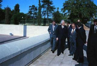 Visita ufficiale del Presidente della Repubblica Francesco Cossiga a Barcellona (Spagna)