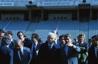 Visita ufficiale del Presidente della Repubblica Francesco Cossiga a Barcellona (Spagna)