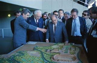 Visita ufficiale del Presidente della Repubblica Francesco Cossiga a Barcellona (Spagna)